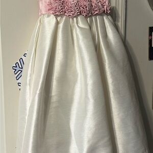 Sorbet Pink and Cream Dress